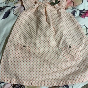 Carter's Orange and White Kids Dress